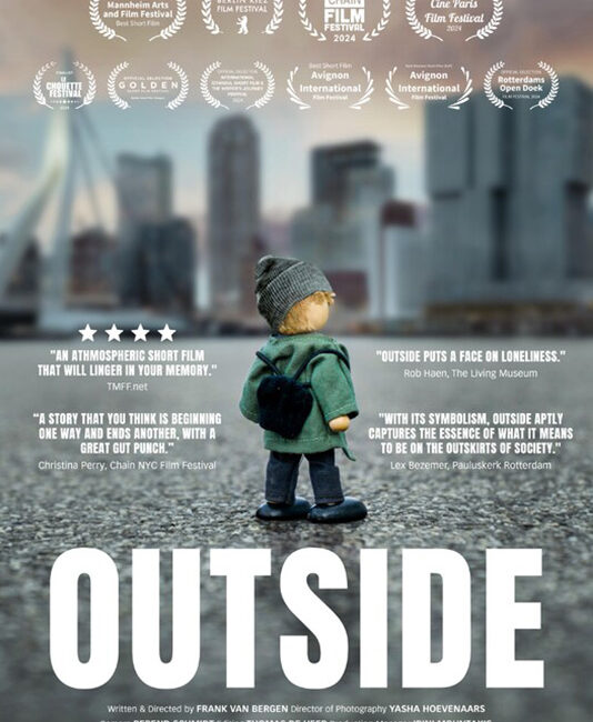 Outside
