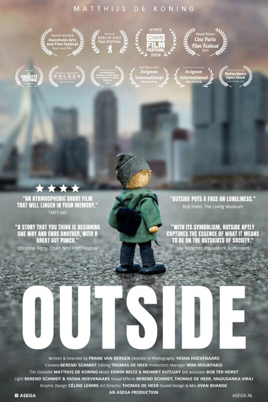 Outside